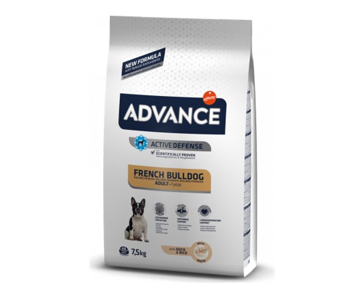 ADVANCE DOG FRENCH BULLDOG 7,5KG - ДЛЯ ПОРОДЫ ФРАНЦУЗСКИЙ БУЛЬДОГ