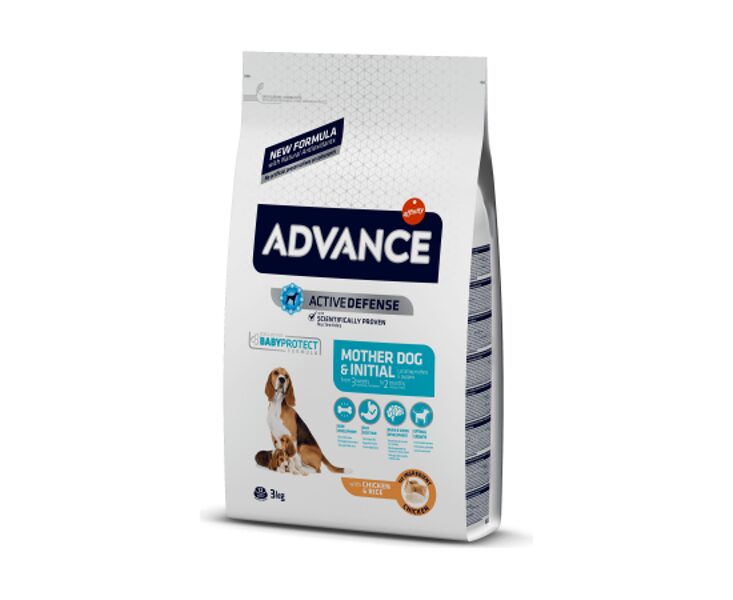 ADVANCE DOG PUPPY INITIAL 3 KG - ДЛЯ БЕРЕМЕННЫХ, КОРМЯЩИХ СОБАК И ЩЕНКОВ ВСЕХ ПОРОД