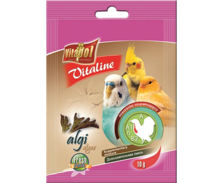 Vitapol VITALINE  10g - papildbarība ar aļģēm putniem