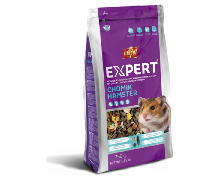 Vitapol EXPERT pilnvertīga barība kāmjiem 750 g