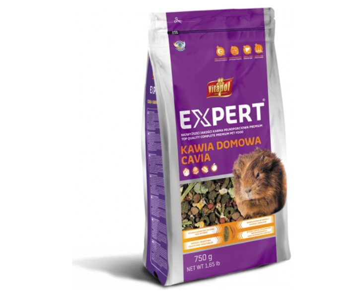 Vitapol EXPERT pilnvertīga barība jūrascūciņām 750 g