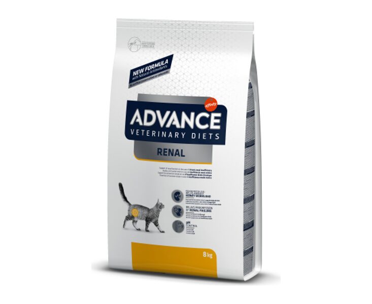 ADVANCE VET CAT RENAL FAILURE 8 KG - Pieaugušiem kaķiem ar nieru mazspēju