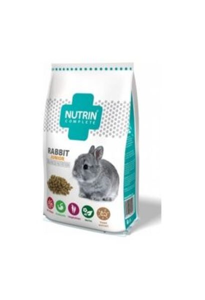 NUTRIN Complete - Rabbit Junior 400g - PILNVĒRTĪGA BARĪBA JAUNIEM TRUŠIEM LĪDZ 8 MĒNEŠIEM