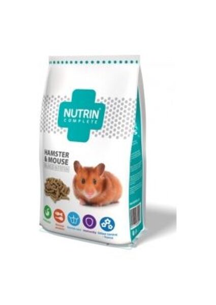 NUTRIN Complete Hamster & mouse 400g - ekstrudēta barība kāmjiem un pelēm