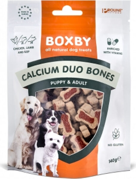 BOXBY CALCIUM DUO BONES 140gr