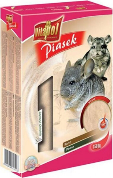 Vitapol SAND carton for chinchilla 1.5kg - smiltis šīnišilām