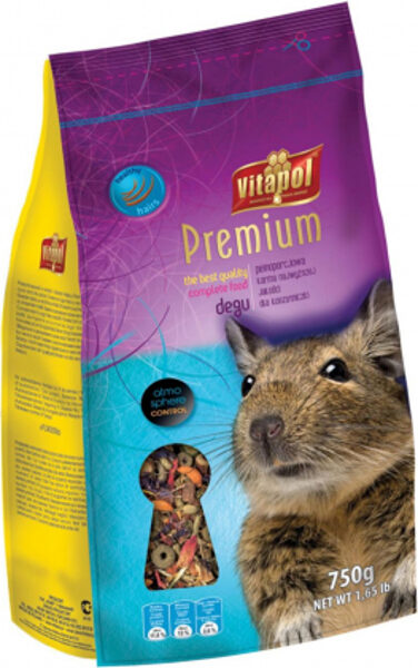 Vitapol PREMIUM pilnvertīga degu barība 750 g