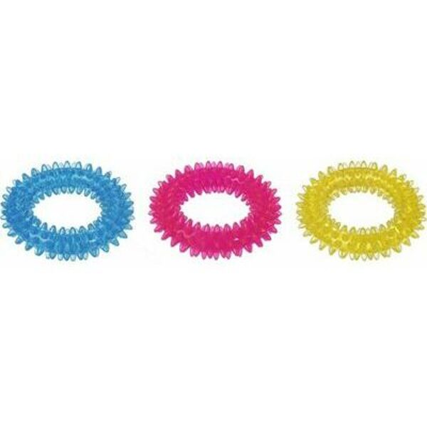  Flamingo Toy Ring 9cm - игрушка для собак (разные цвета)