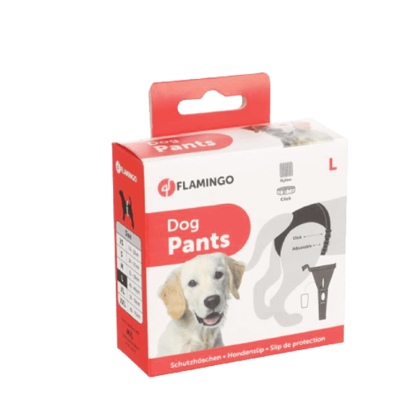 Трусики L для собак 40-49см + 4 вкладыша Flamingo Sasha