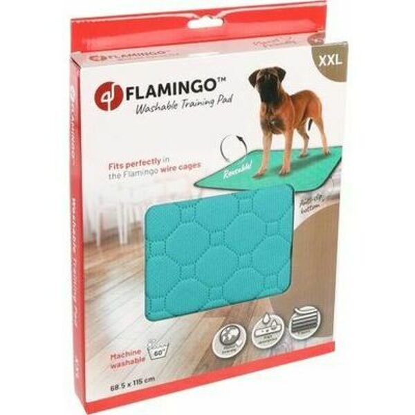 Flamingo TRAINING PAD GREEN XXL ANTISLIP 115x68,5cm - apmācības paliktnis