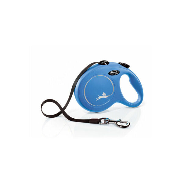flexi New Classic L 5m blue (lente) - pavada suņiem