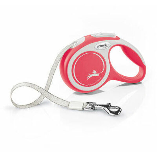  Flexi New Comfort XS lente 3 m, red - pavada suņiem