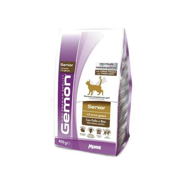GEMON Cat Senior with chicken & rice 0,4 kg