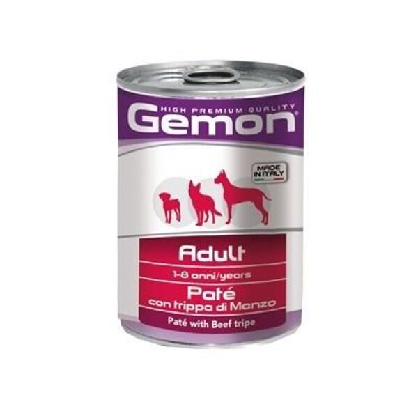 GEMON Dog pate Adult with beef tripe 0.4kg  - паштет для собак
