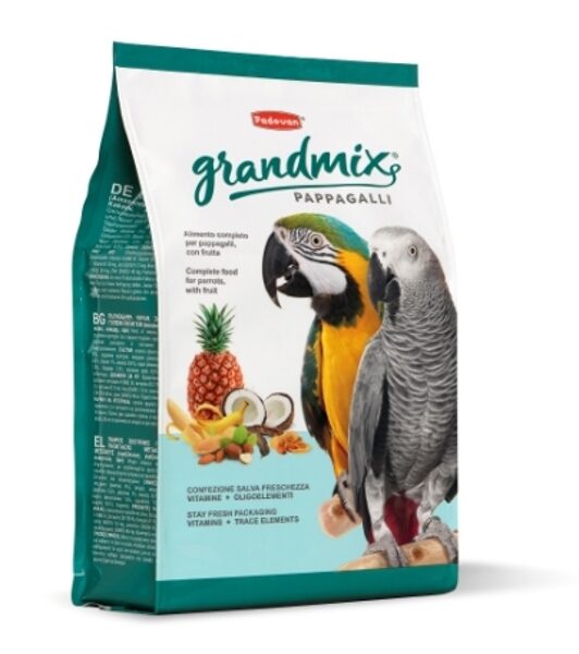 Padovan Grandmix Pappagalli 2 kg - barība lieliem papagaiļiem