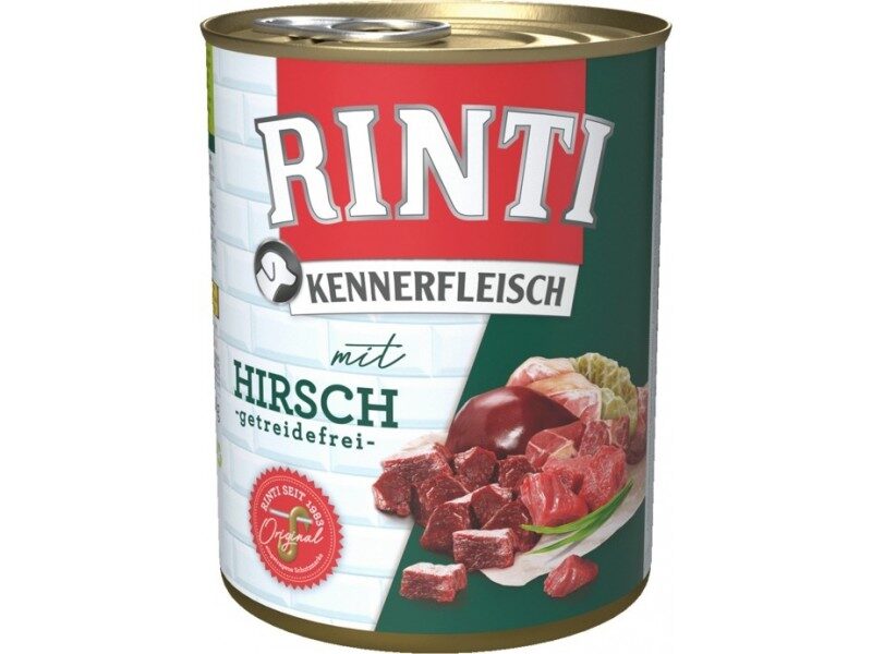 Rinti Kennerfleisch Hirsch 800g (оленина)