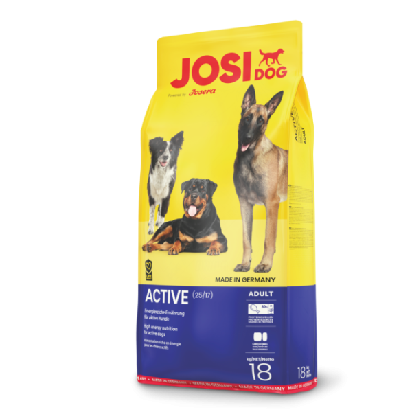 Josera JosiDog Active 15kg - сухой корм для взрослых очень активных собак