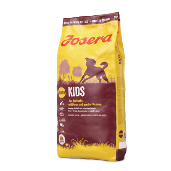 Josera Kids 15kg - Super Premium sausā barība  lielo un vidējo šķirņu augošiem kucēniem