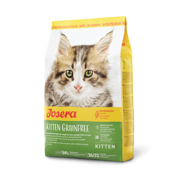 Josera Super Premium Kitten GRAINFREE 400g - bezgraudu sausā barība ar laša eļļu kaķēniem