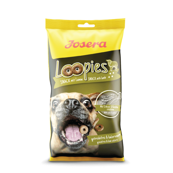 Josera Loopies with Lamb 150g -  kraukšķīgas kroketes suņiem ar jēra gaļu