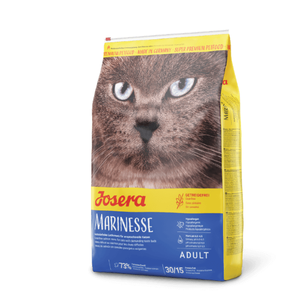 Josera Super Premium Marinesse 10 kg - гипоаллергенный корм для взрослых кошек с рыбой, катрофелем и рисом