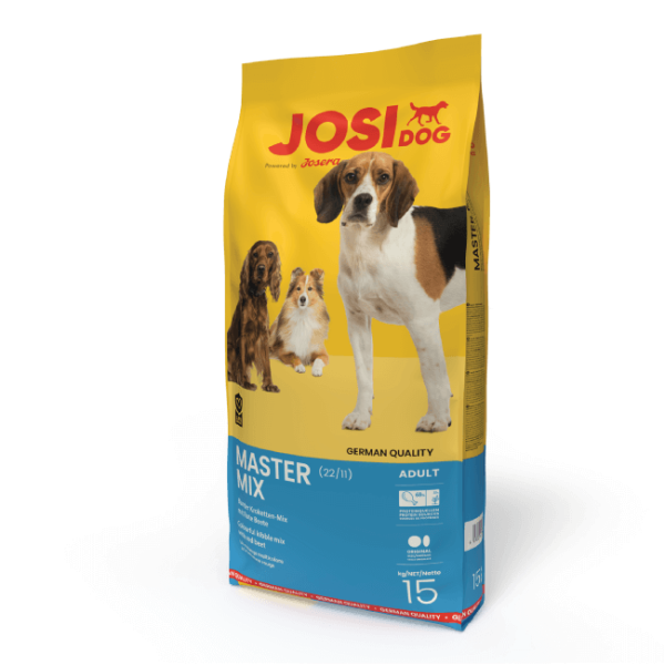 Josera Premium JosiDog Master Mix 15kg - sausā barība suņiem 