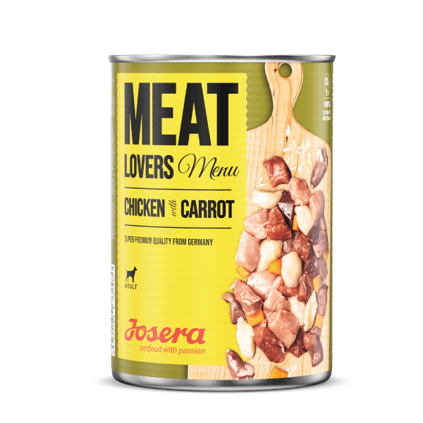 Josera Meat Lovers Menu Chicken with Carrot 400g -  консервы для собак