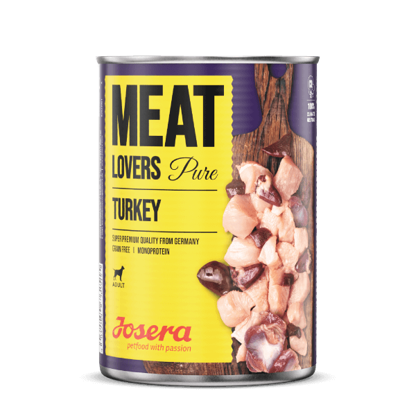 Josera Meat Lovers Pure Turkey 400g - консервы для собак (мясо индейки)