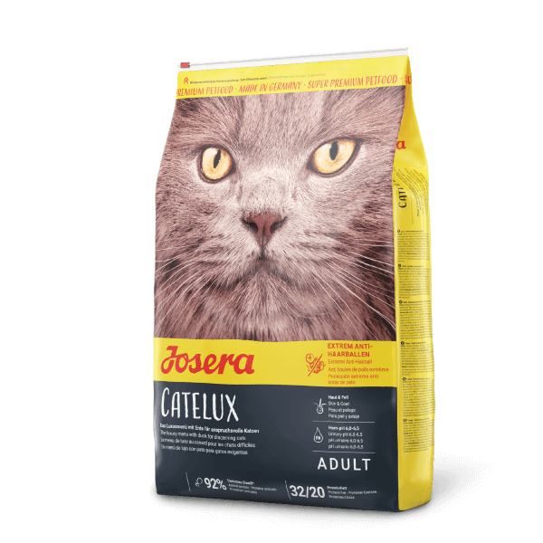 Josera Super Premium Catelux 400 g - sausā barība kaķiem ar pīli un kartupeļiem