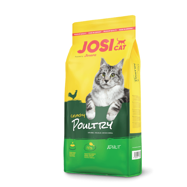 Josera JosiCat Crunchy Chicken 10 kg - Сухой корм для взрослых кошек с домашней птицей