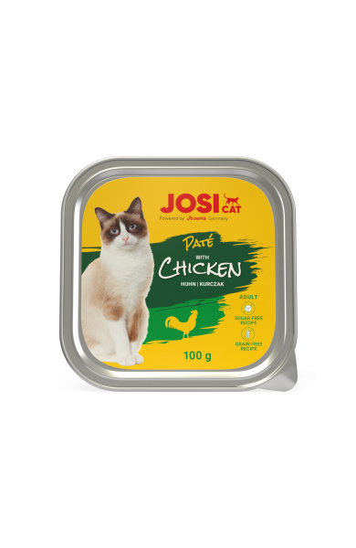 Josera JosiCat Pate with Chicken 100gr - pastēte kaķiem ar vistas gaļu