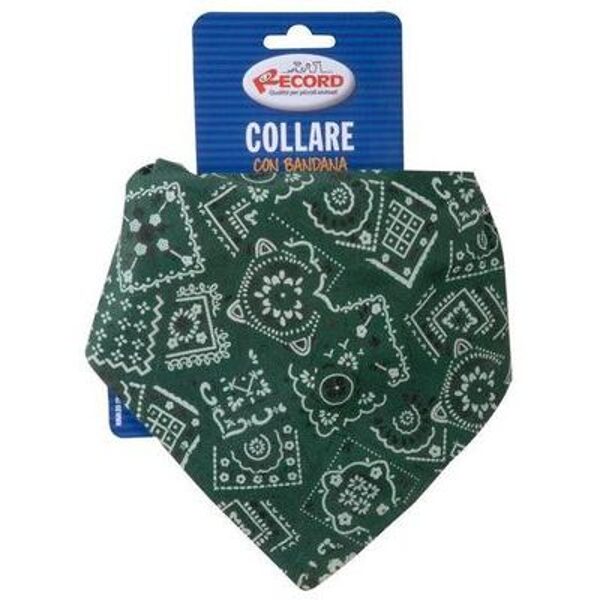  Kakla siksna regulējama ar bandanu 1,9 x 40/55, zaļa