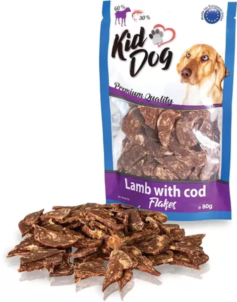 KIDDOG Lamb with Cod Flakes 80g