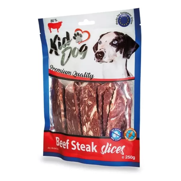KIDDOG Beef Steak slices 250g