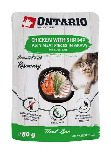 Ontario Herb Chicken with Shrimps, Rice and Rosemary, 80g