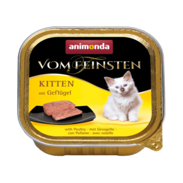 Animonda Vom Feinsten Kitten Poultry meal, 100 g - влажный корм с домашней птицей для котят