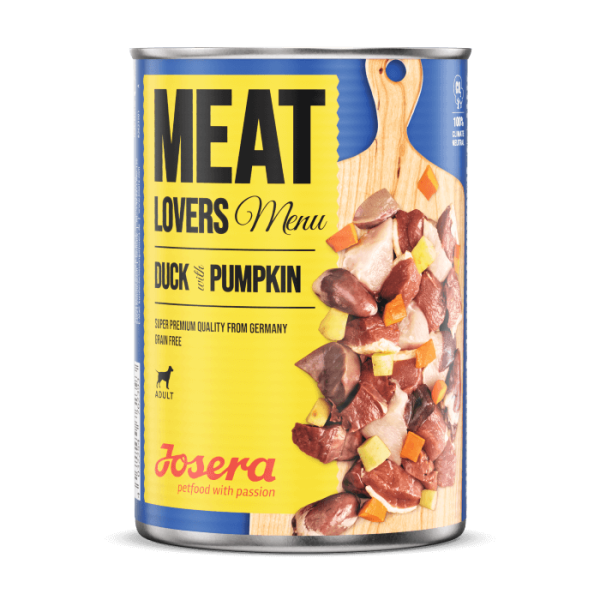 Josera MeatLovers Menu Duck & Pumpkin 800 g – консервы для собак (Утка, тыква)