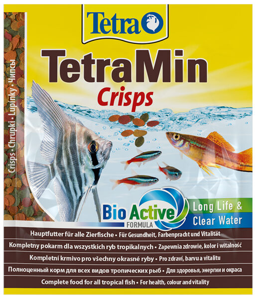 Tetra Min Pro Crisps чипсы 12г - Универсальный корм для пресноводных аквариумных рыб
