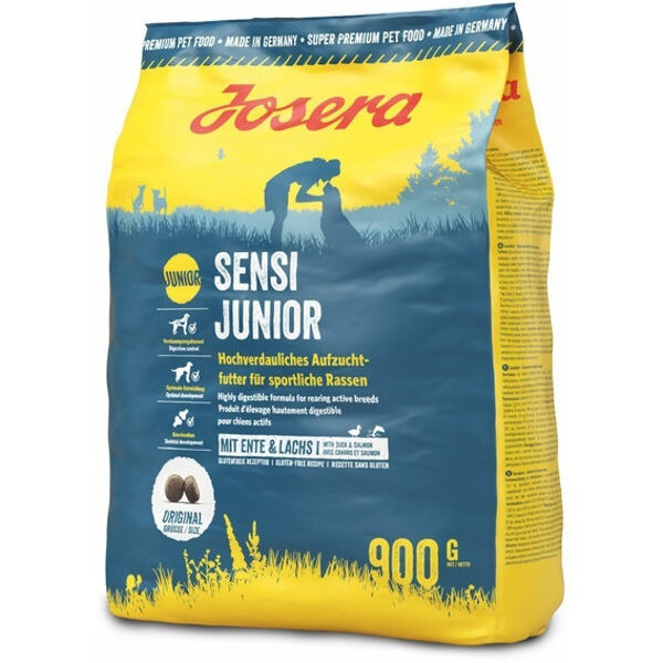 Josera Sensi Junior 900 g -  корм для щенков спортивных собак и щенков с чувстввительным пищеварением