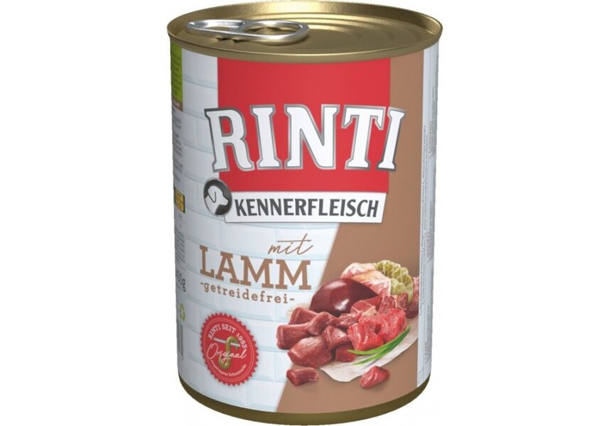 RINTI Lamm 400g - консервы для собак с бараниной