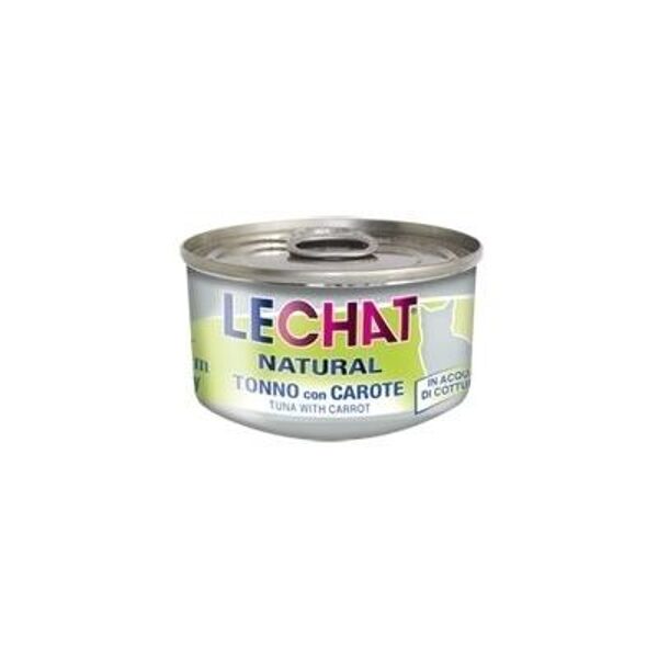 LeChat Natural Tuna with Carrot 80 gr - konservi kaķiem