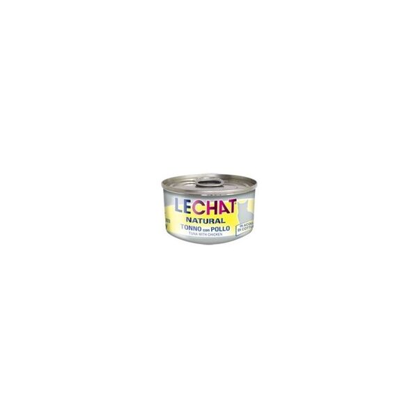 LeChat Natural Tuna with Chicken 80 gr - konservi kaķiem