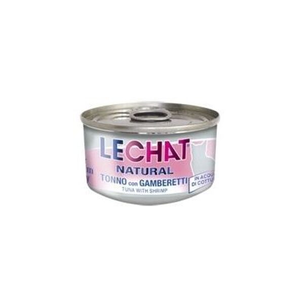 LeChat Natural Tuna with Shrimp 80 g - konservi kaķiem