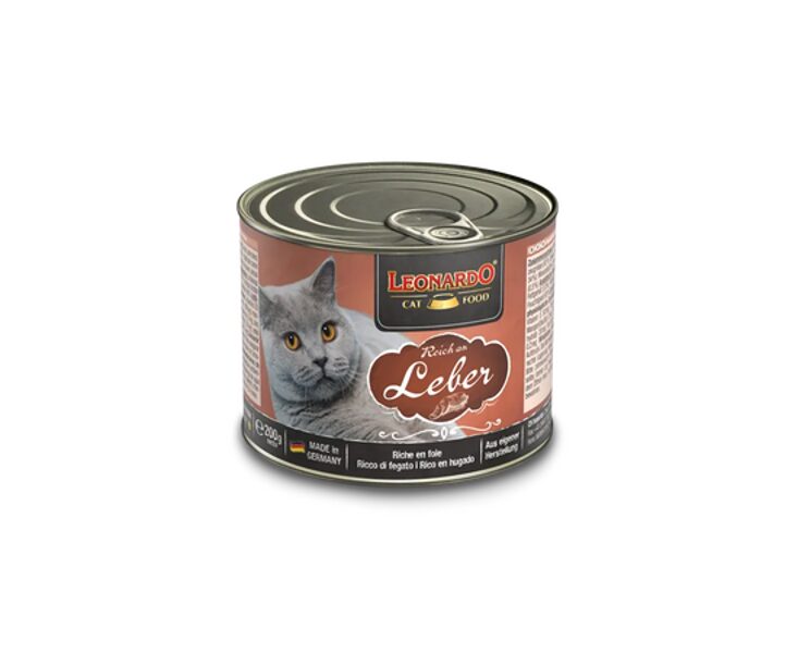 Leonardo Liver 200g - консервы для кошек, с печенью