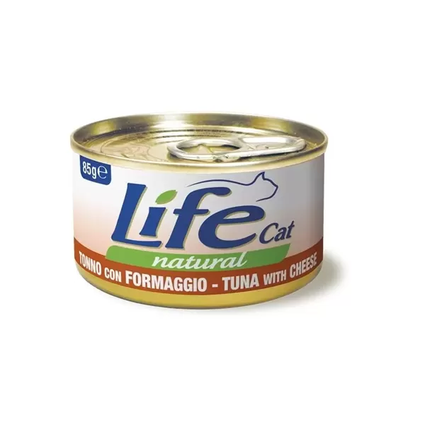 LIFE CAT TUNA with CHEESE - konservi kaķiem ar tunci un sieru