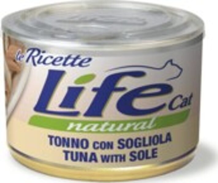LIFE CAT Natural TUNA with SOLE 150g (tuncis ar buti)