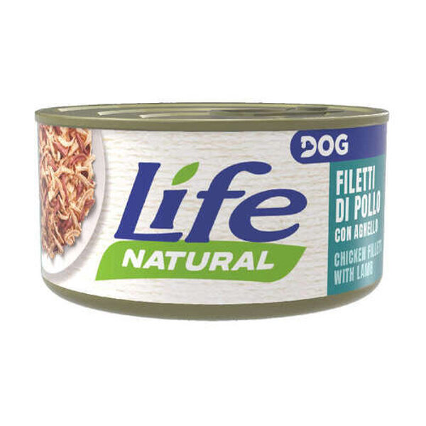 Life Dog Natural CHICKEN FILLETS WITH LAMB 90g