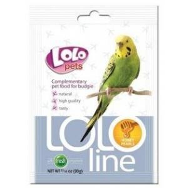 LOLO LINE HONEY PEARLS 20g (pērlītes ar medu) - vitaminizēta papildbarība viļņainiem papagaiļeim 