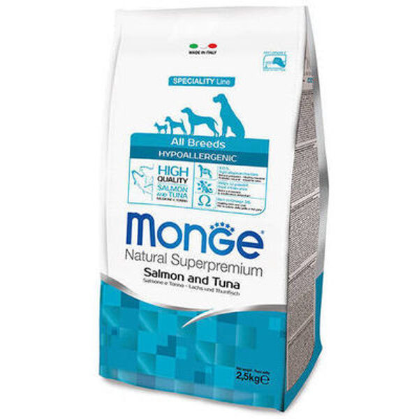 MONGE ALL BREEDS Hypoallergenic Salmon and Tuna 12 kg - корм для взрослых собак