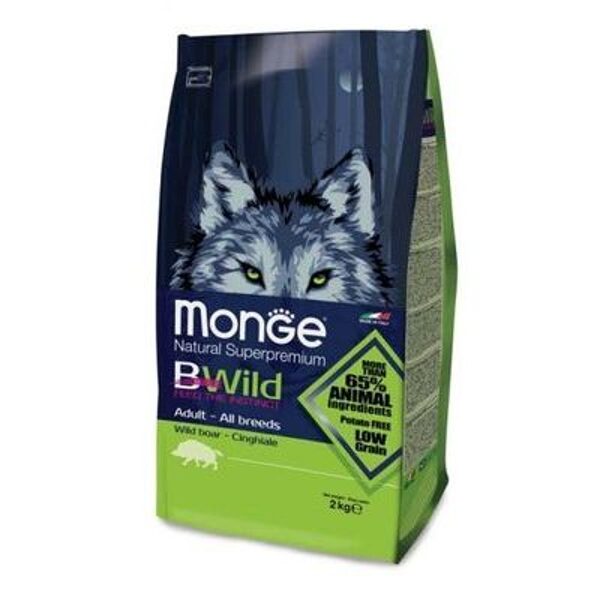 MONGE BWILD Low Grain Adult Boar 2,5 kg